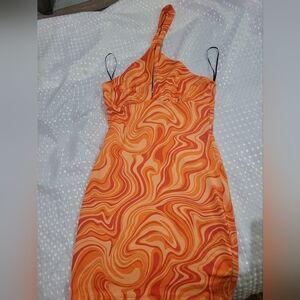 Womens Halter Dress 70s styled